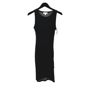 TREASURE & BOND Women's Dark Gray Midi Bodycon Dress XS